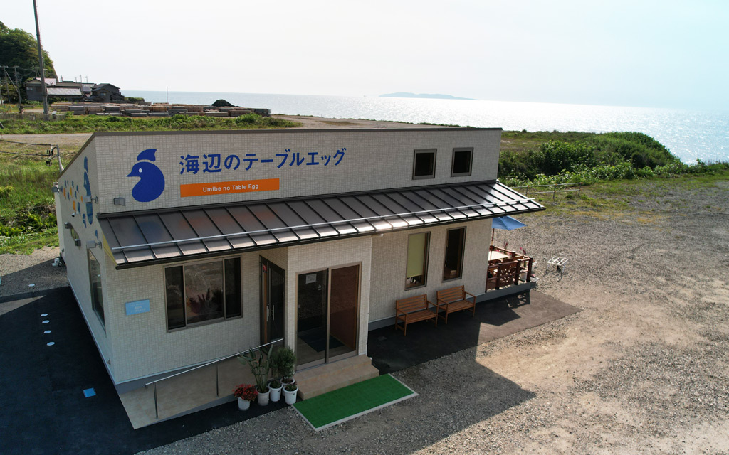 新潟-山形県境 海辺のカフェレストラン
